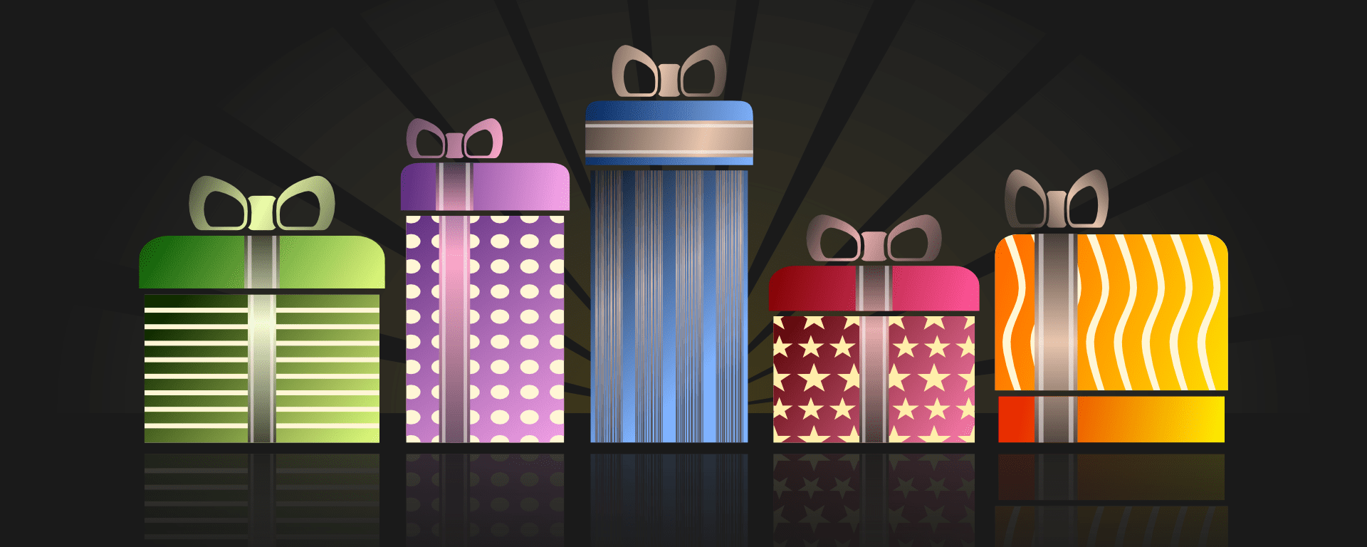 Image by OpenClipart-Vectors from Pixabay {link at https://pixabay.com/en/presents-gifts-birthday-wrapped-153926/}